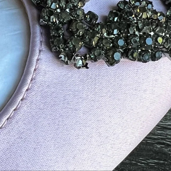 Manolo Blahnik Hangisi Embellished Lilac Flats EU36/US6 Used Once (see pics) - Picture 14 of 15